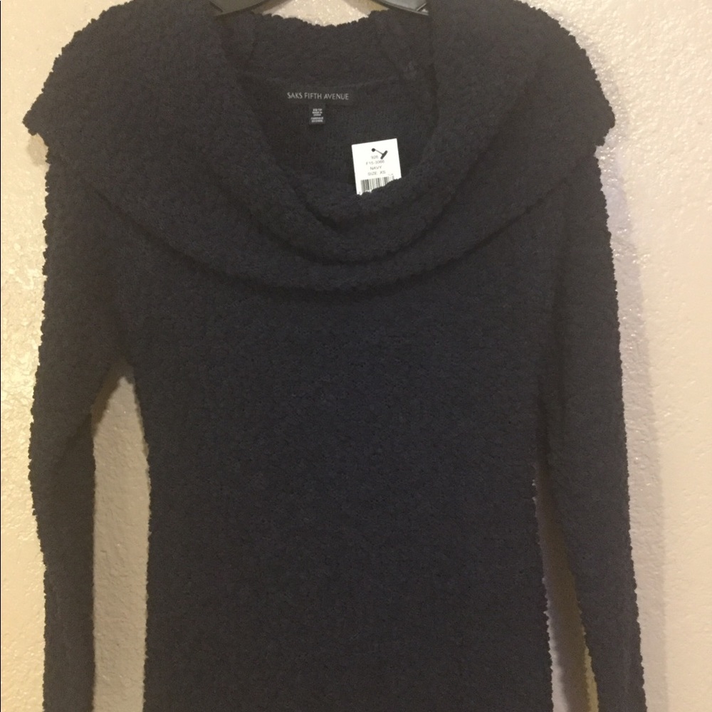 navy blue winter blouse / sweater